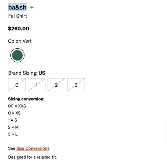 Ba&sh Fel Shirt in Vert - Picture 11 of 11